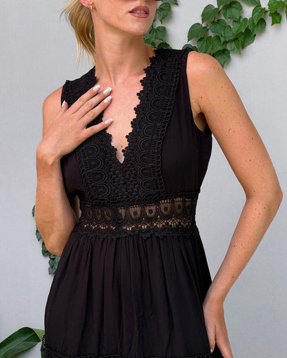 Aurélie™ | Vestido Elegante de Encaje con Escote en V