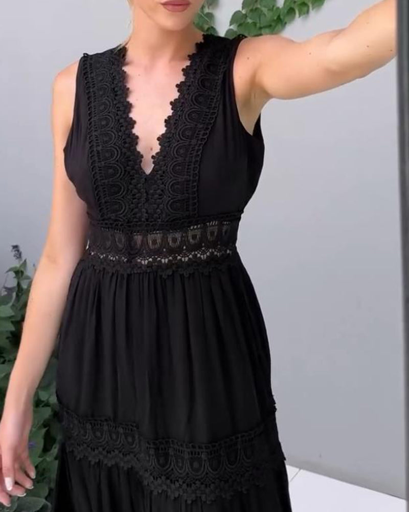 Aurélie™ | Vestido Elegante de Encaje con Escote en V