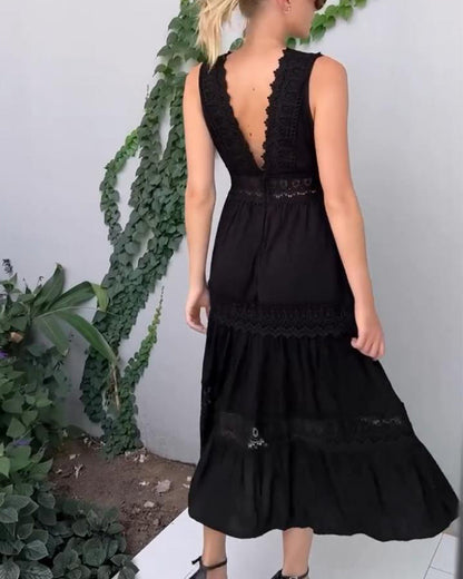 Aurélie™ | Vestido Elegante de Encaje con Escote en V