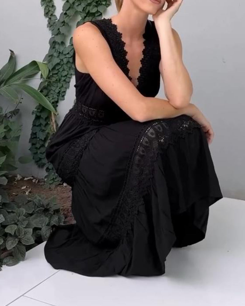 Aurélie™ | Vestido Elegante de Encaje con Escote en V