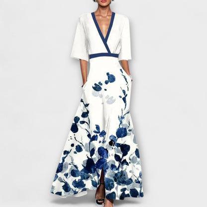 Vanessa | Vestido maxi con estampado floral