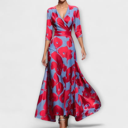 Vanessa | Vestido maxi con estampado floral